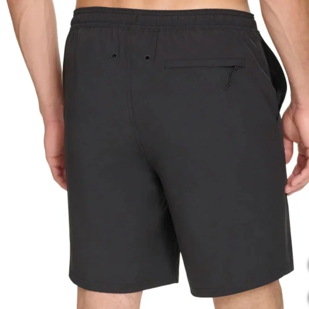 NEW Comfy Men’s Swim Trunks Shorts - Black (L/XL) 🌊 Built-In Liner & Quick Dry!